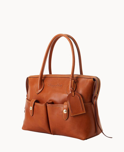 Florentine Small East West Satchel