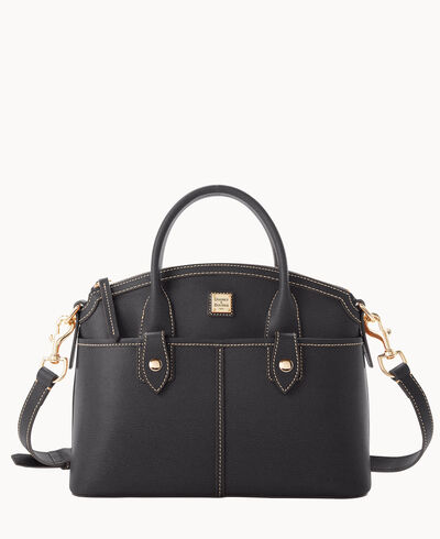 Saffiano Domed Satchel