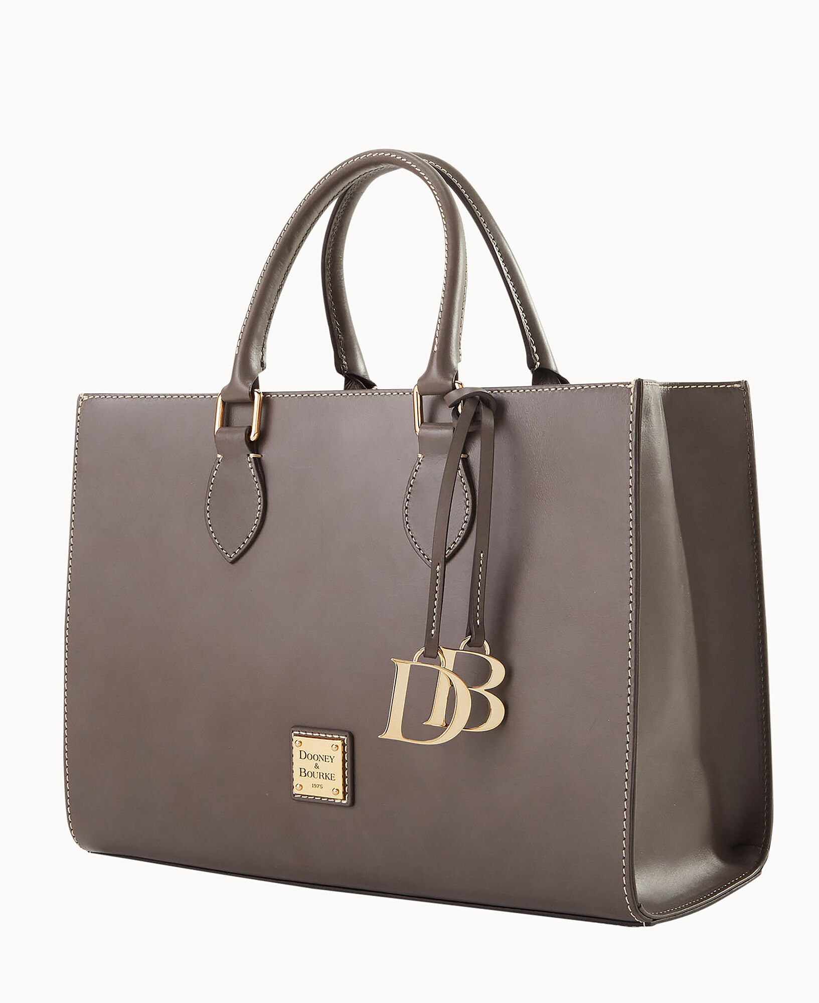 Dooney & bourke smooth leather janine tote new arrivals