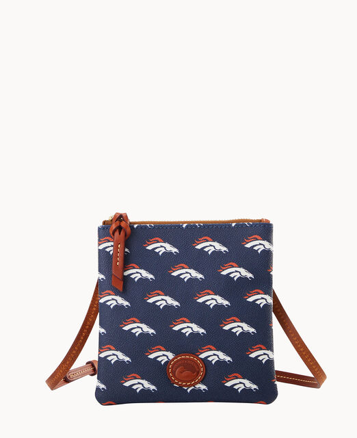NFL Broncos Small North South Top Zip Crossbody