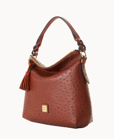 Ostrich Twist Strap Hobo