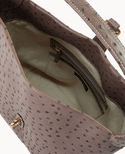 Ostrich Logo Lock Hobo