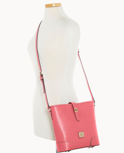 Saffiano Crossbody Bucket