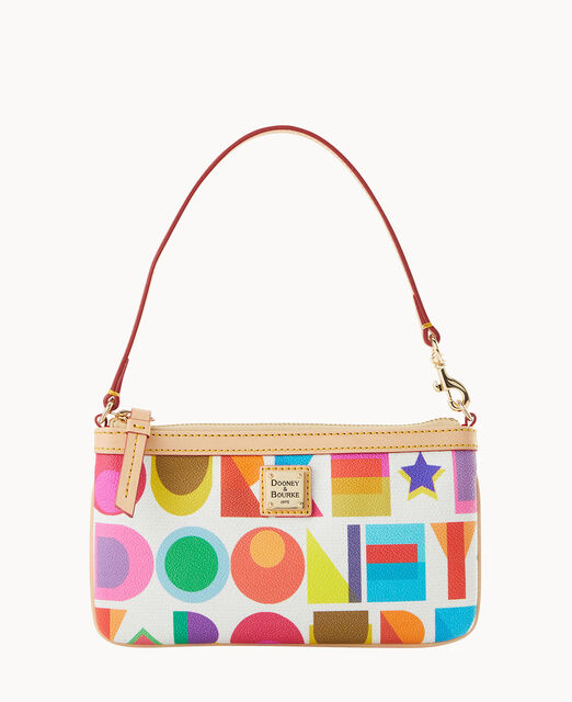 Art Deco Large Slim Wristlet