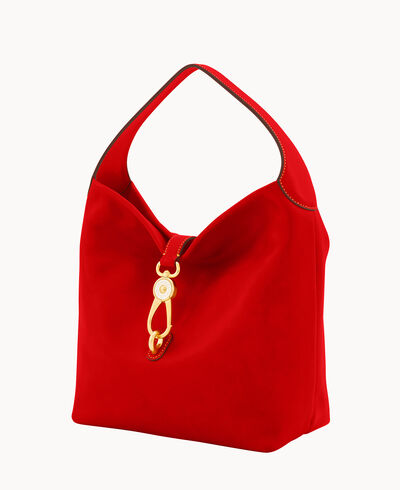 Florentine Logo Lock Shoulder Bag