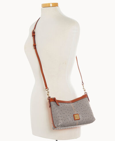 Ostrich Crossbody Pouch