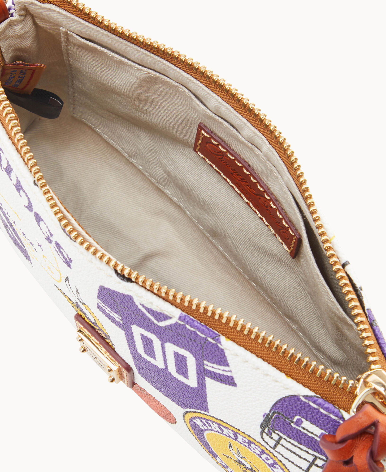 Dooney Bourke NFL Vikings Lexi Crossbody Sm Coin Case