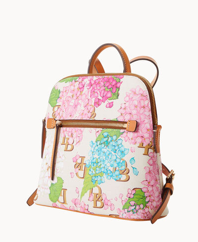 Hydrangea Monogram Backpack