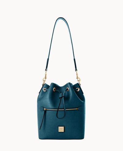 Saffiano Drawstring