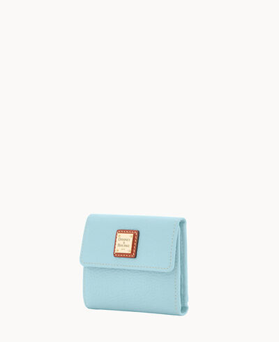 Pebble Grain Small Flap Wallet