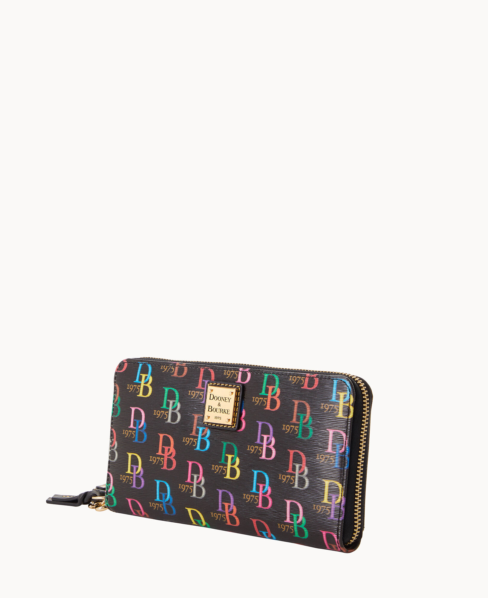 Dooney Bourke DB75 Multi Large Zip Around Wristlet