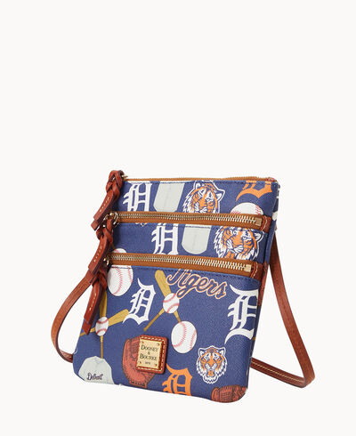 MLB Tigers N S Triple Zip Crossbody