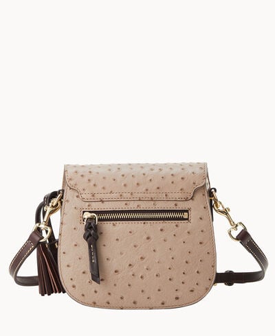 Ostrich Flap Crossbody