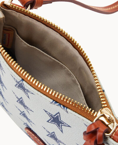 NFL Cowboys Small North South Top Zip Crossbody