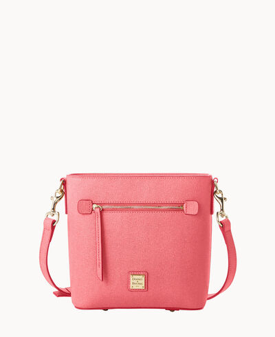 Saffiano Small Zip Crossbody