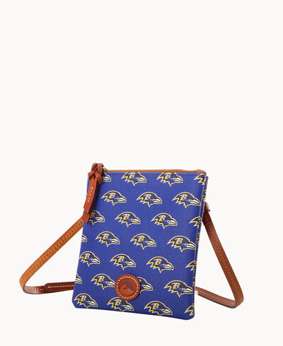 NFL Ravens Small North South Top Zip Crossbody