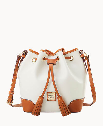 Saffiano Crossbody Drawstring