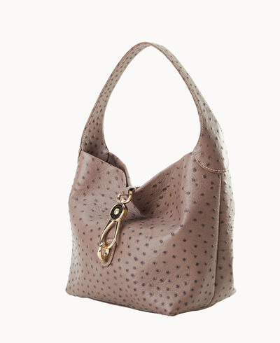 Ostrich Logo Lock Hobo