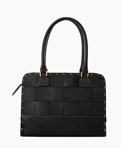 Alto Woven Rectangular Satchel