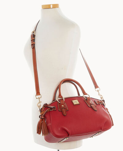 Pebble Grain Medium Mail Satchel