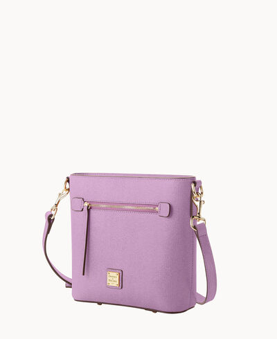 Saffiano Small Zip Crossbody