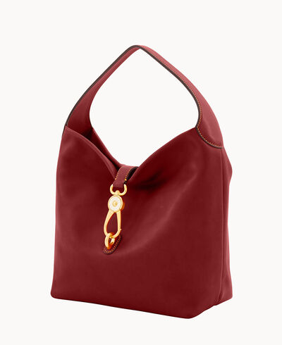 Florentine Logo Lock Shoulder Bag