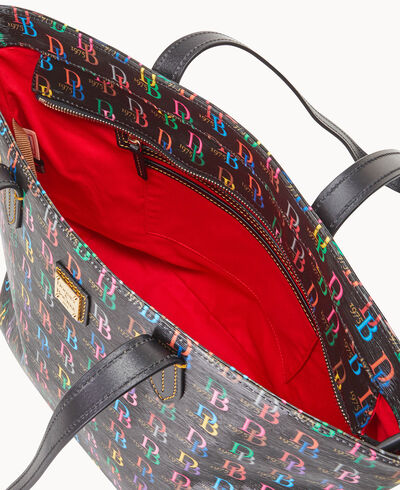 DB75 Multi Large Zip Shopper Large Wristlet