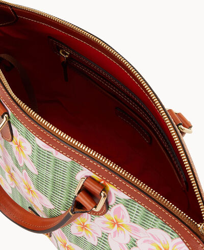 Plumeria Domed Satchel