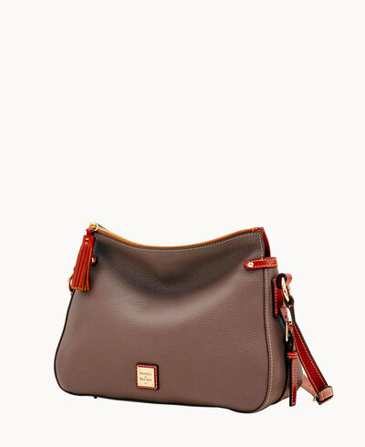 Pebble Grain Scarlett Crossbody Sac