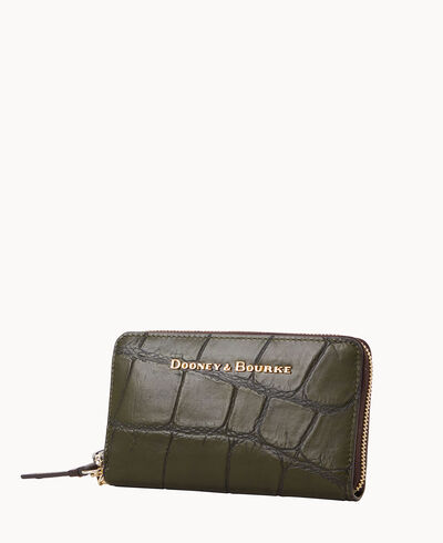 Denison Zip Around Phone Wristlet