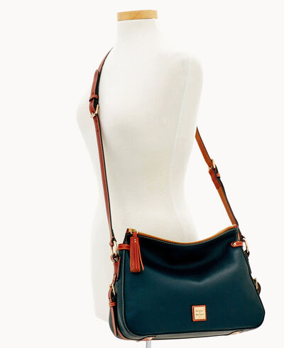 Pebble Grain Scarlett Crossbody Sac