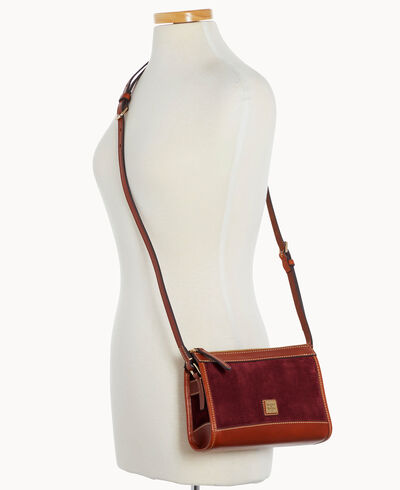 Suede Zip Crossbody