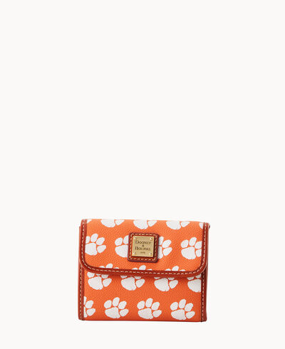 Collegiate Clemson University Flap Credit Card Wallet