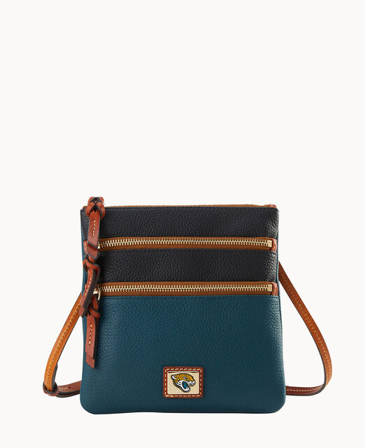 NFL Jaguars Triple Zip Crossbody