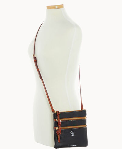 MLB Rockies North South Triple Zip Crossbody
