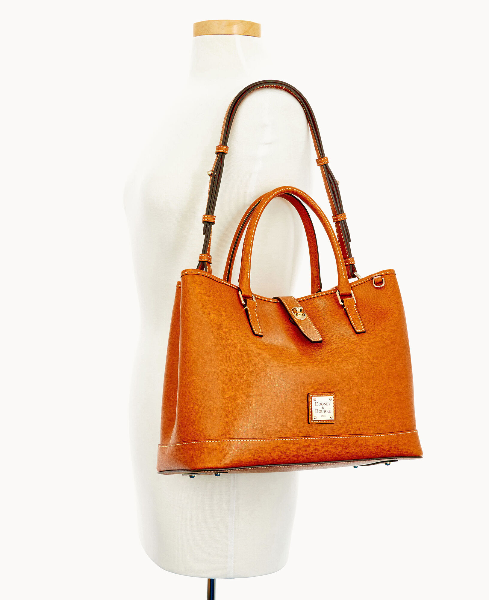 Dooney Bourke Saffiano Perry Satchel
