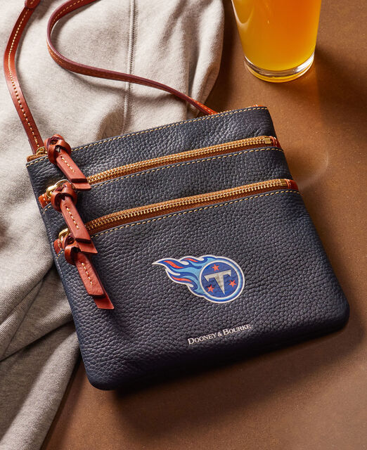 NFL Titans Triple Zip Crossbody