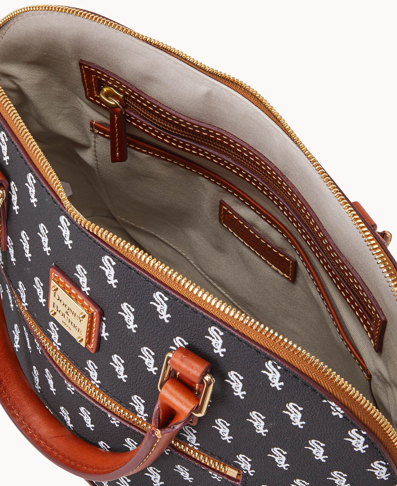 Dooney and bourke white sox purse clearance