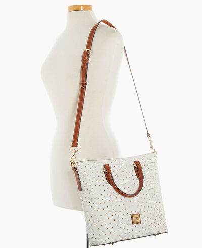 Ostrich Editor's Tote