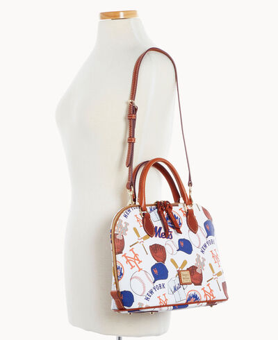 MLB Mets Zip Zip Satchel