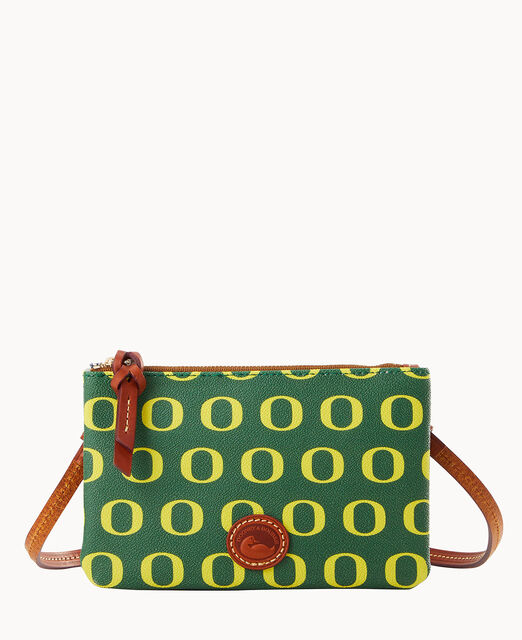 Collegiate University of Oregon Top Zip Crossbody