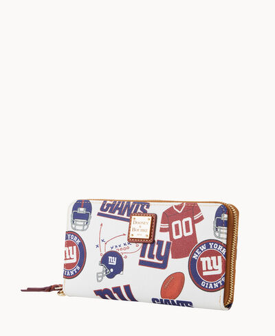 NFL NY Giants Large Zip Around Wristlet