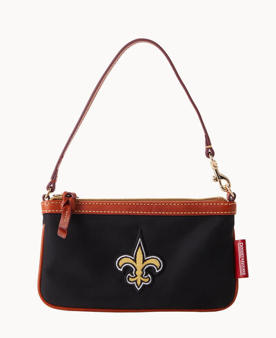 NFL Saints Large Slim Wristlet