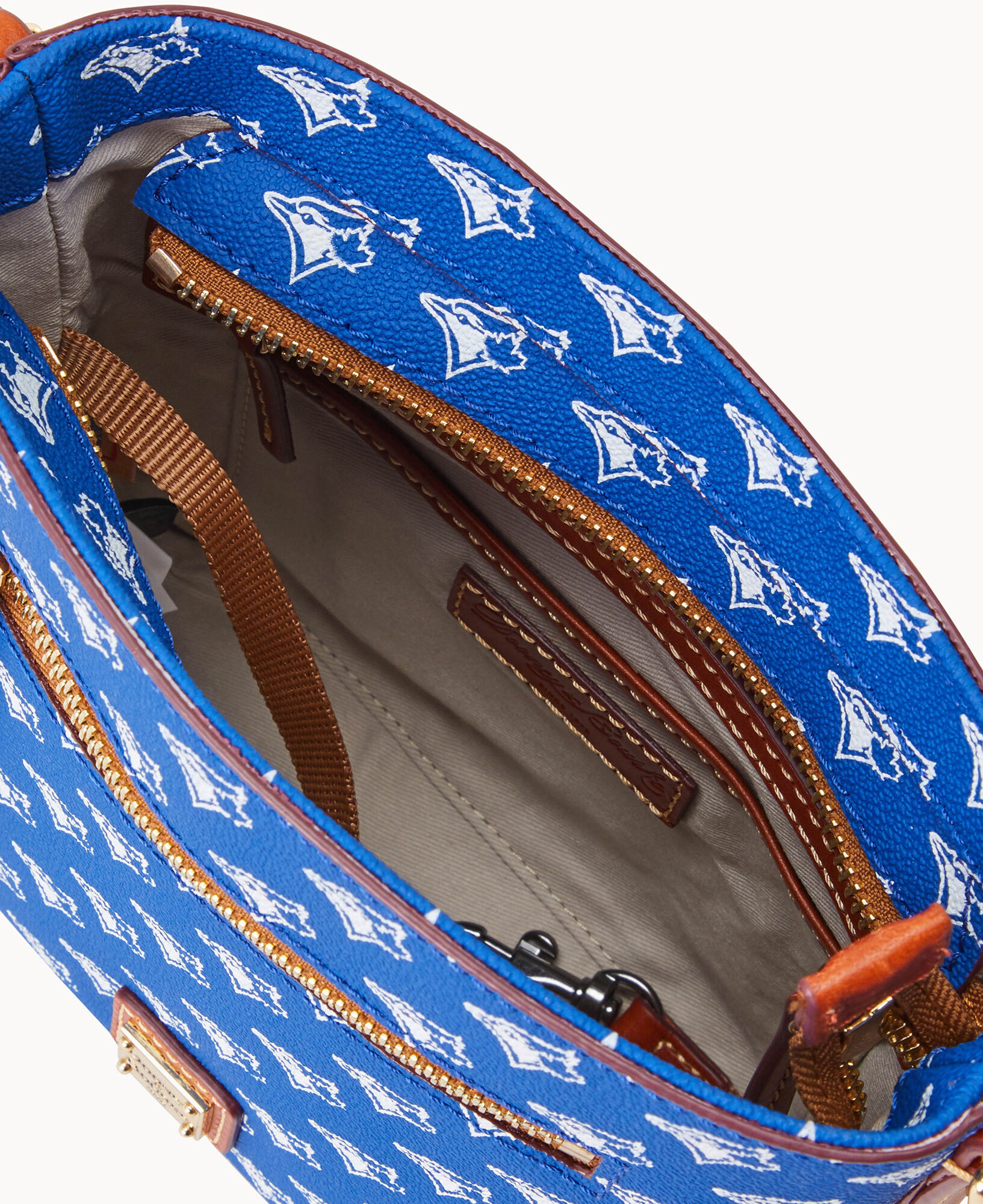 Dooney & Bourke MLB Toronto Blue Jays Small Zip Crossbody Shoulder Bag