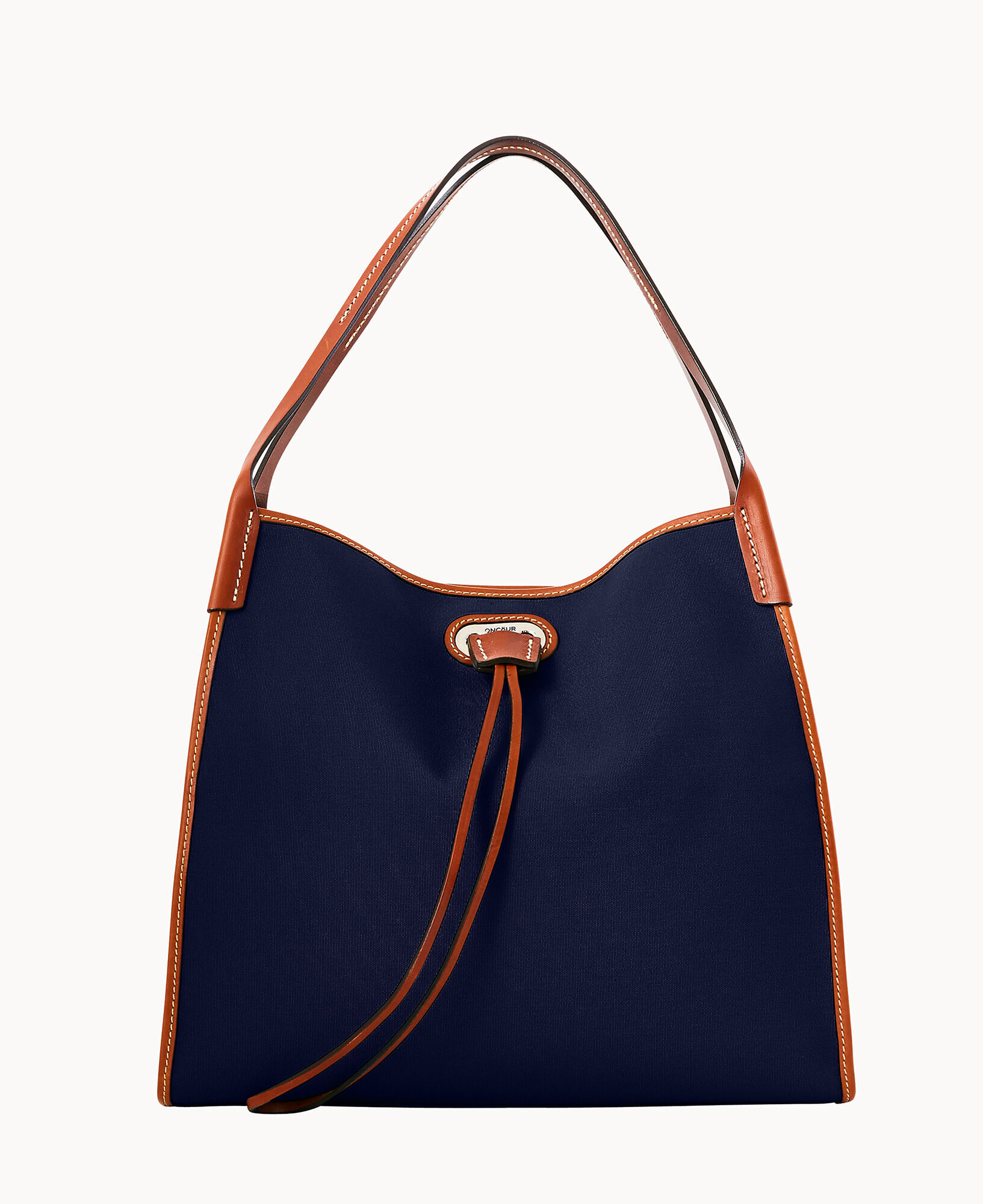 Dooney Bourke Women s Oncour Cabriolet Full Up Fabric Shoulder Bag in Navy