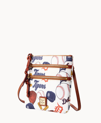 MLB Tigers N S Triple Zip Crossbody