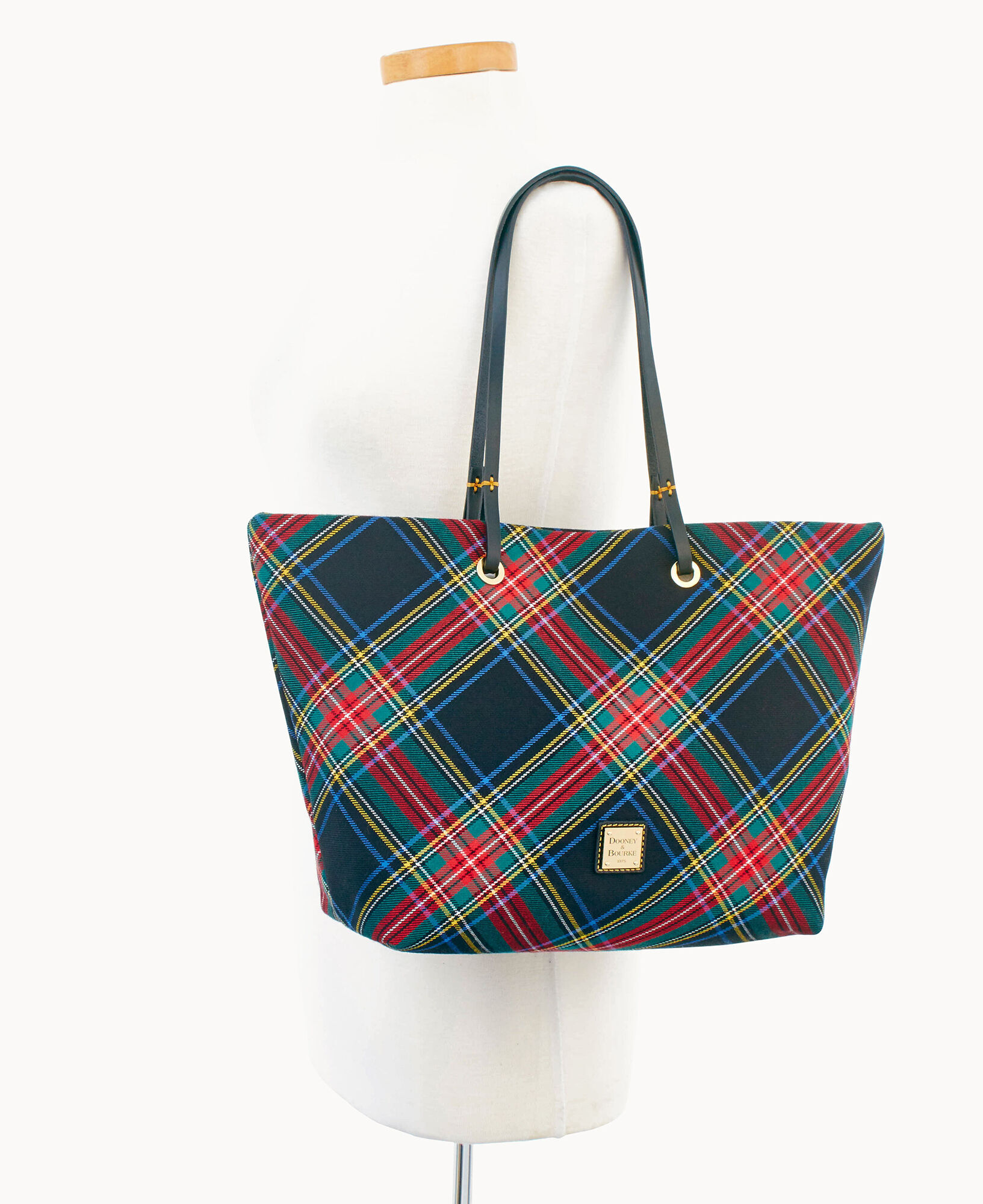 Dooney Bourke Tartan Addison Tote