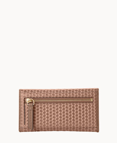 Camden Woven Continental Clutch