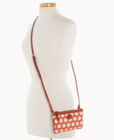 Collegiate Clemson University Large Slim Crossbody