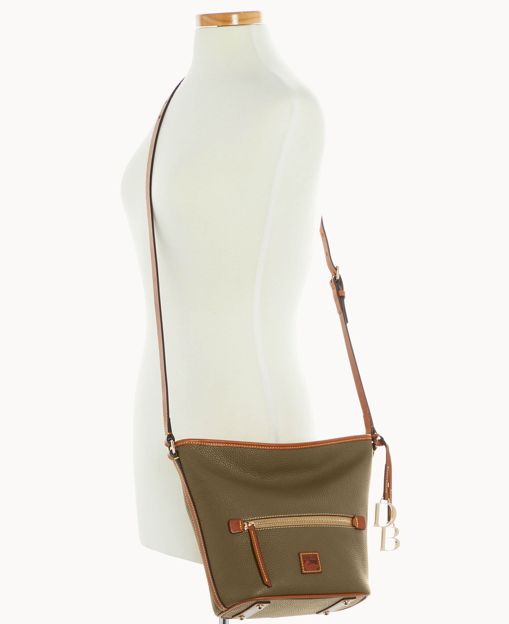 Pebble grain clearance zipper pocket sac